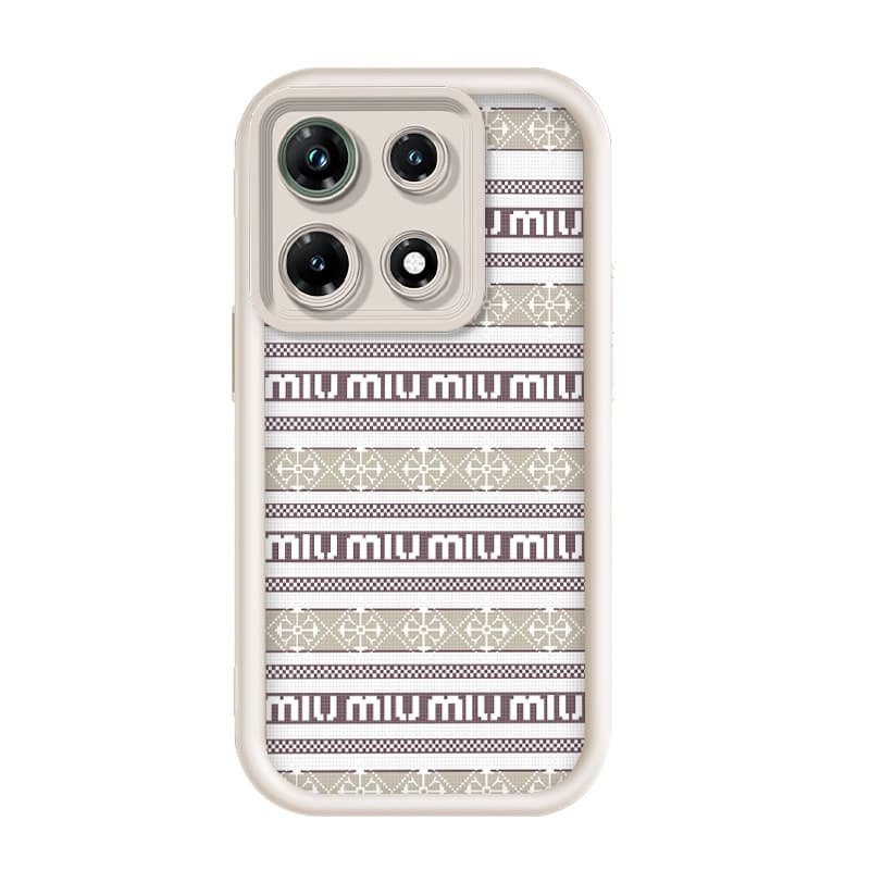 Para Infinix Note 30 Pro , Capa Protetora De Telefone Com Combinação De Imagem De Letra Miu