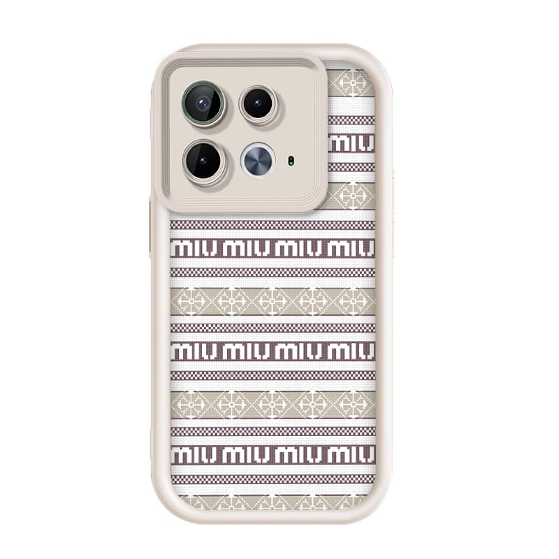 Para Infinix Note 40/4G , Capa Protetora De Telefone Com Combinação De Imagem De Letra Miu