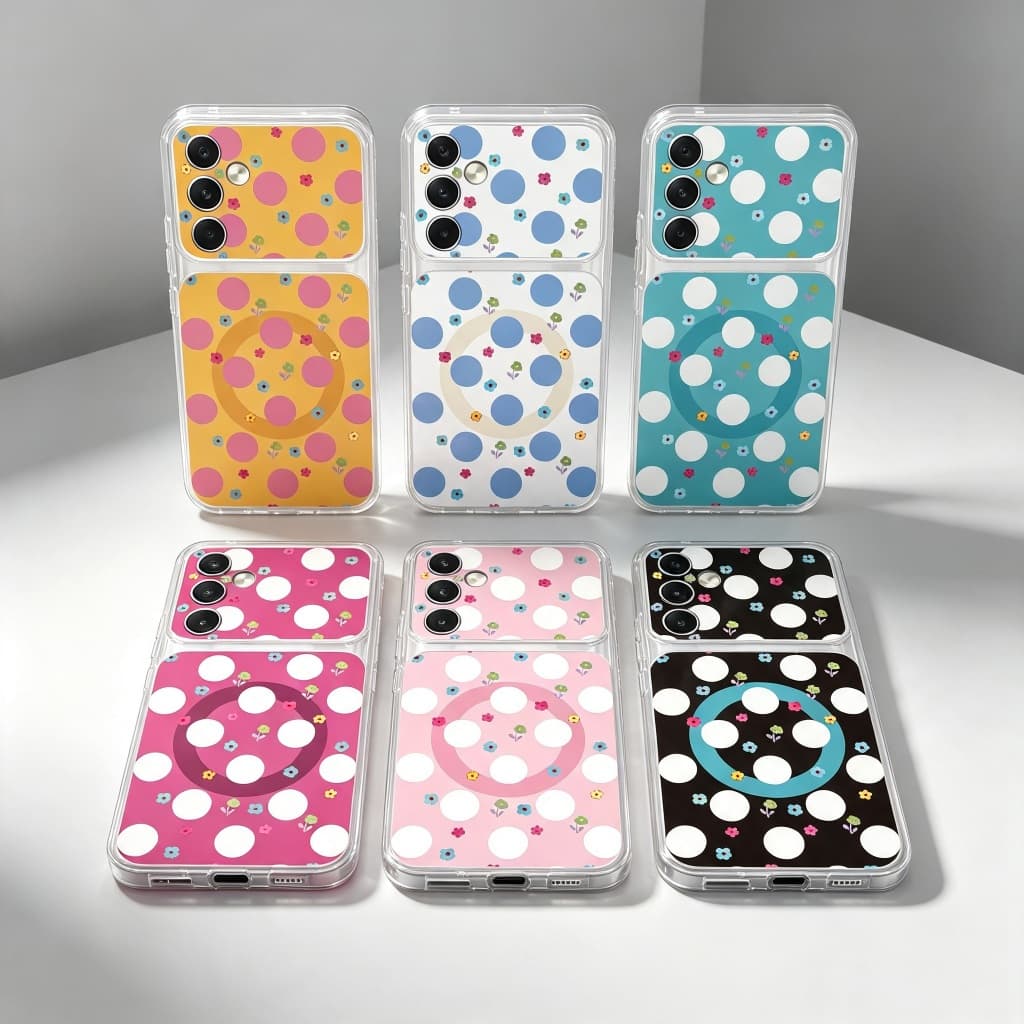 Wave Point Manhua Capa De Telefone Para Samsung Galaxy A17 A16 A15 A14 A13 A13 Lite 4G 5G Invólucro Premium All Inclusiv