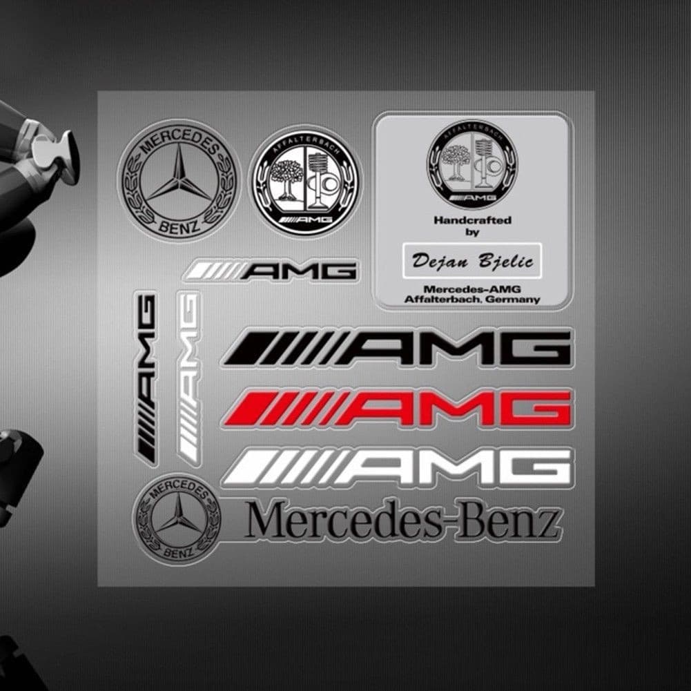 Adesivo De Carro De Alta Qualidade Mercedes AMG Decalque Emblema Para Benz toyota Ferrari Lamborghini