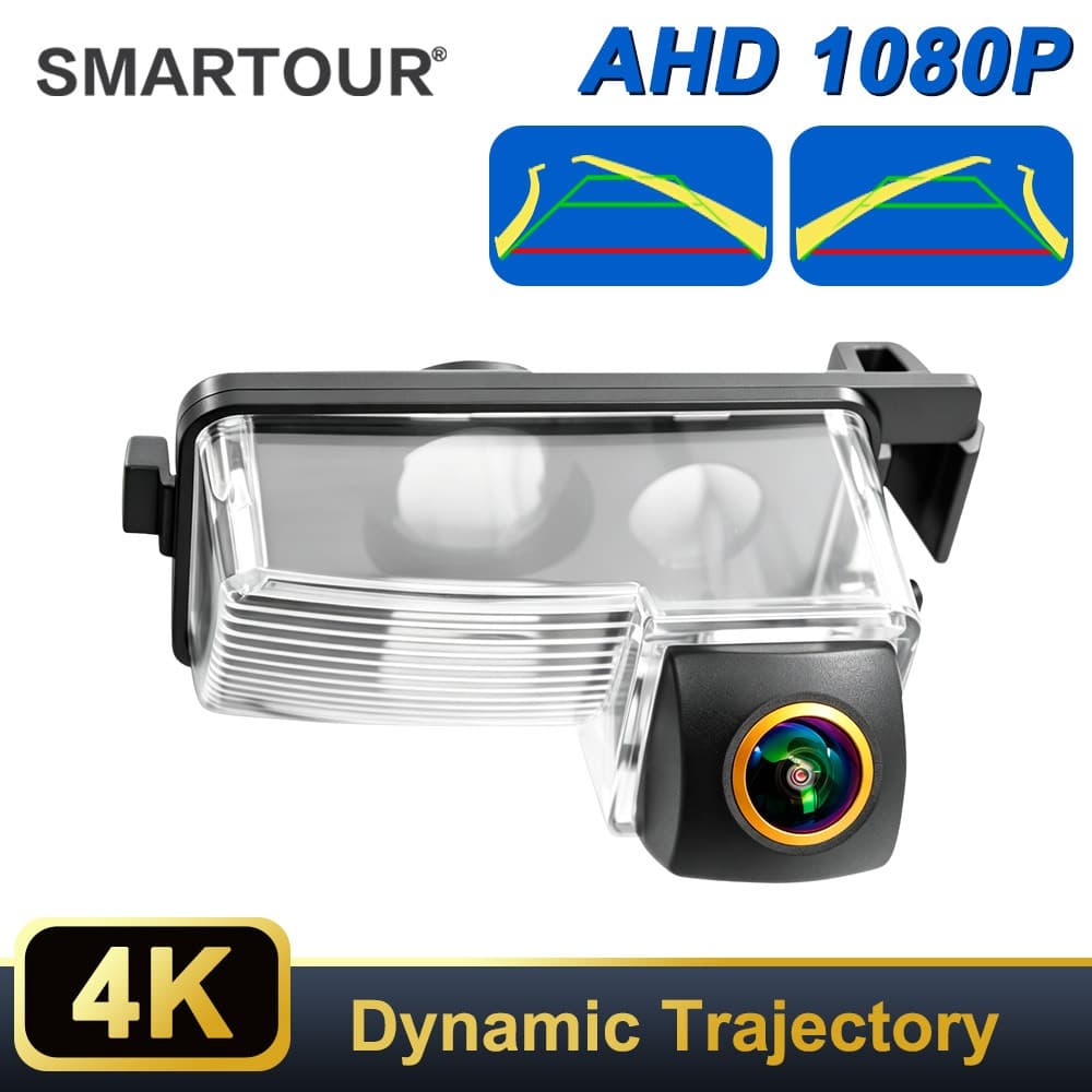 AHD 1080P Trajetória Dinâmica Câmera Reversa De Visão Traseira De Carro Para Nissan Patrol Super Safari Y61 Armada Y62 D