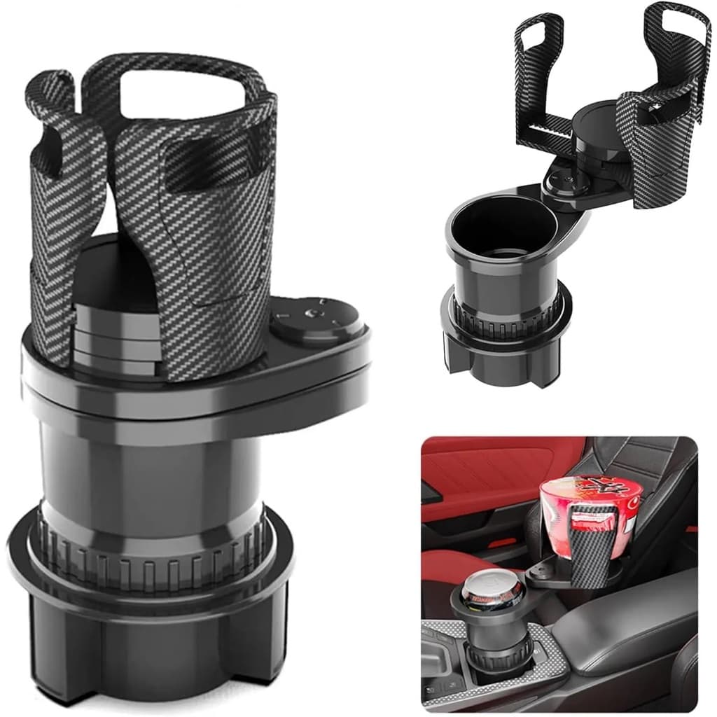 Expansor De Suporte De Copo Para Carro , Adaptador Ajustável , Multifuncional , Duplo Garrafa