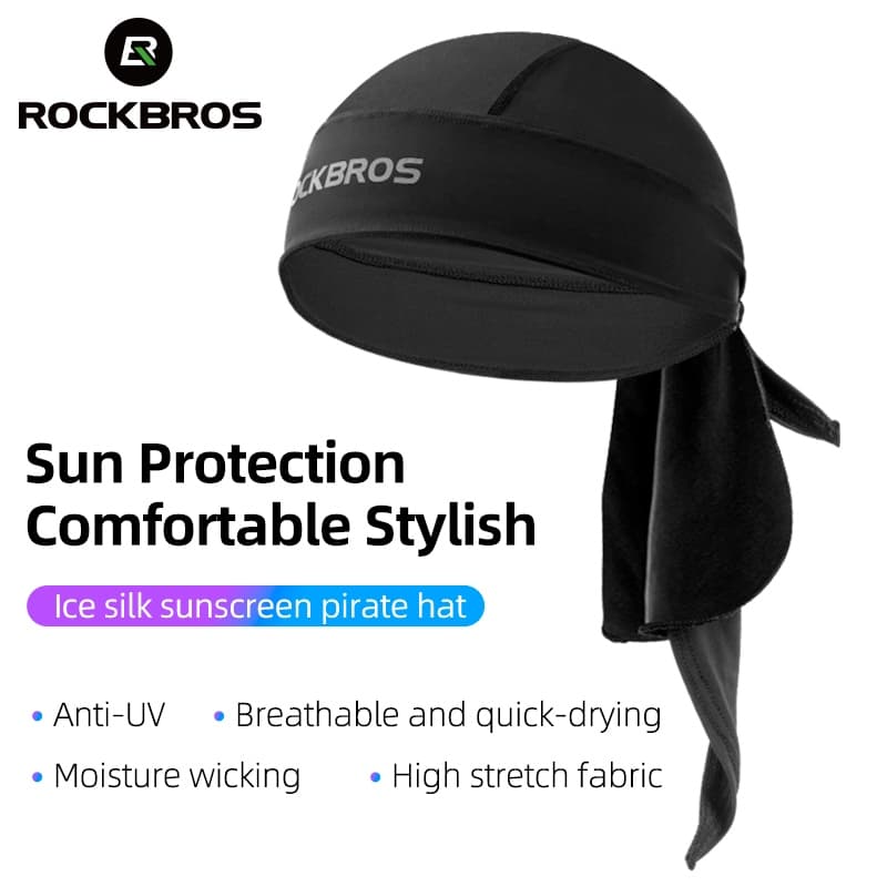 ROCKBROS Ciclismo Bandana Respirável Wicking Elasticidade Cachecol Masculino Feminino Esporte Ao Ar Livre Correndo Boné