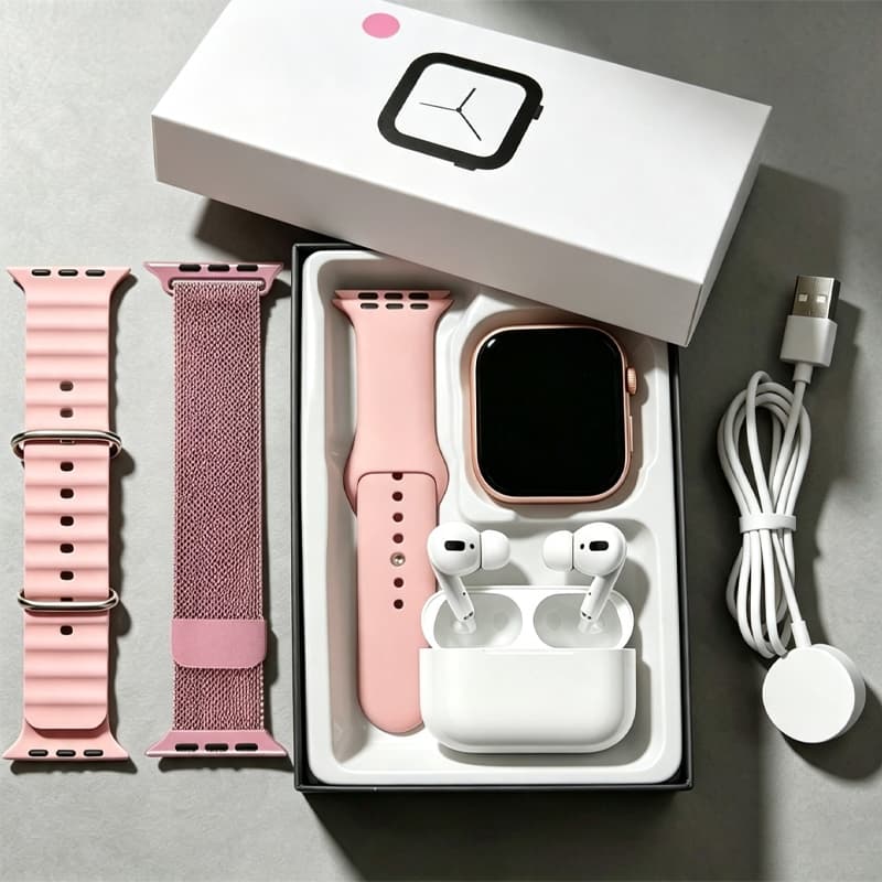 Conjunto 4 Em 1 Smartwatch Smart Watch Fone De Ouvido Digital Sem Fio i13 Kit De Presente Para Festival