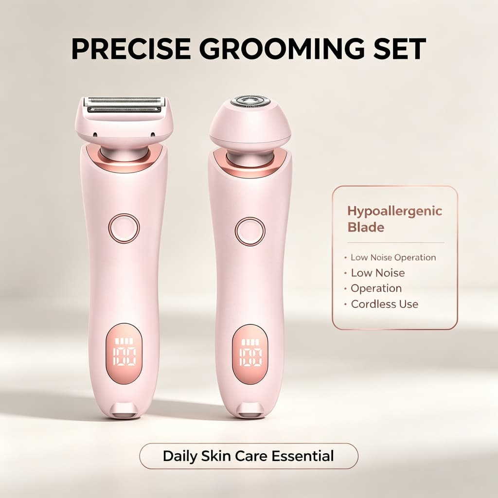 Barbeador elétrico feminino, barbeador de corpo inteiro, máquina de cortar cabelo, barbeador para animais de estimação,
