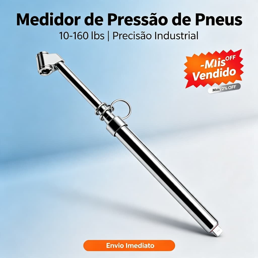 Calibrador de Pneu Profissional Para Carro Caminhão Moto
