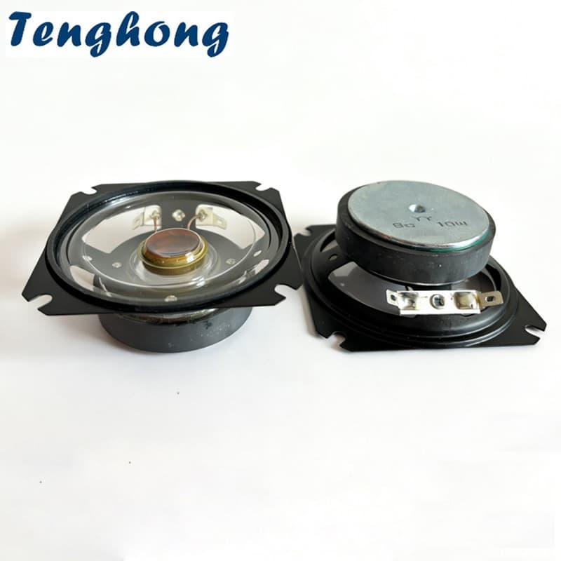 Tenghong 2pcs 8Ohm 10W 3.5 Polegada Alto-Falante Transparente À Prova D'água 87MM Ângulo Aberto Agudo De Home Theater Tw