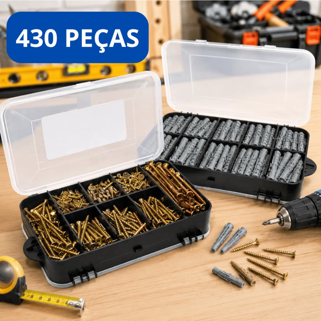500 Peças Kit de Parafusos para Notebook