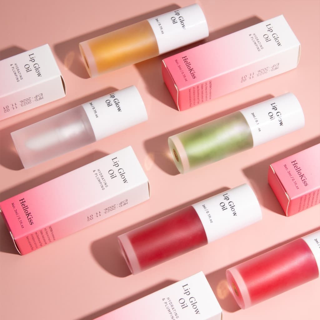 Óleo Labial Frutas 7 Sabores - Hidratante Repara Lábios Rachados