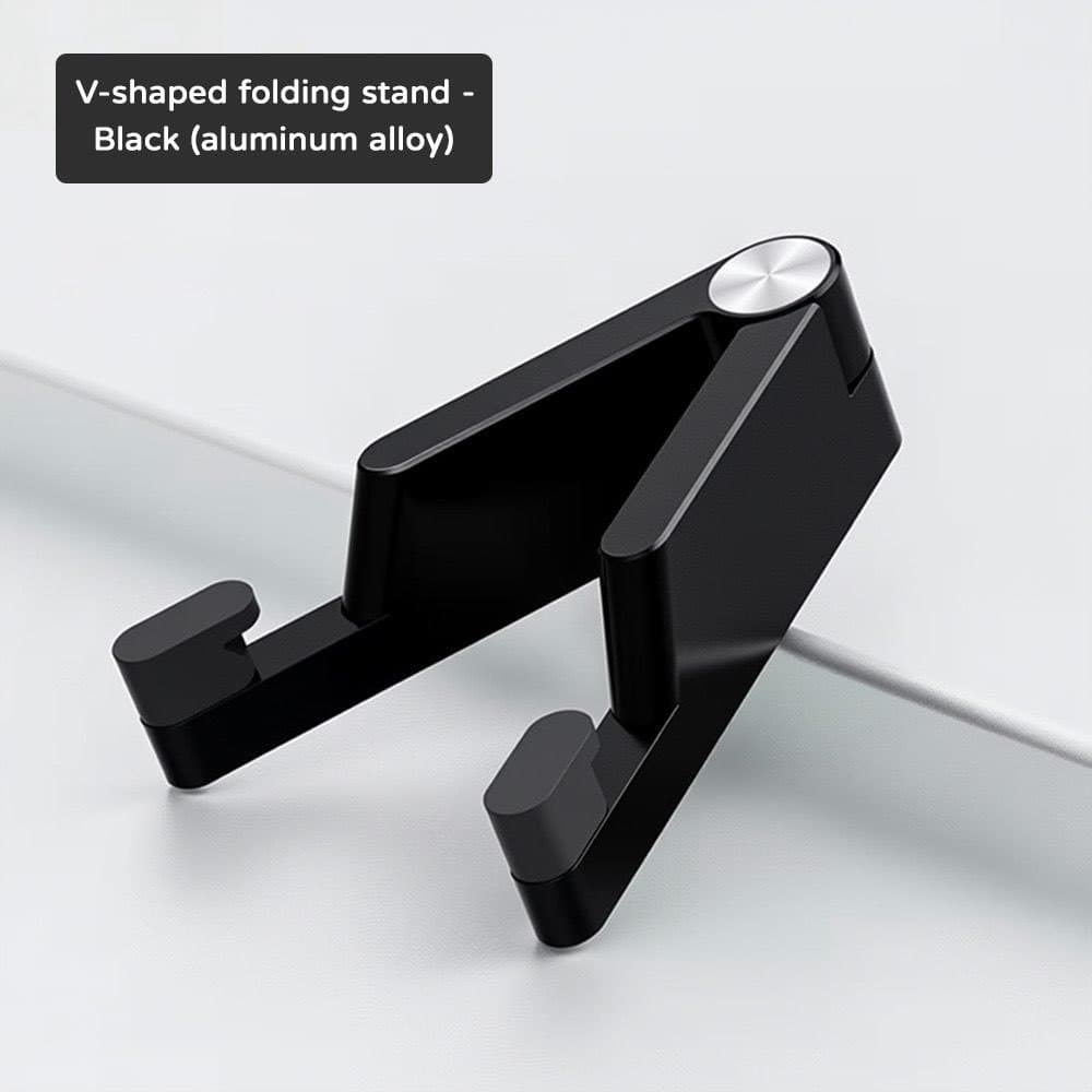 Mais Recente Suporte Dobrável Em Forma De V , Portátil , Tablet , Telefone Inteligente , Preguiçoso , Para E