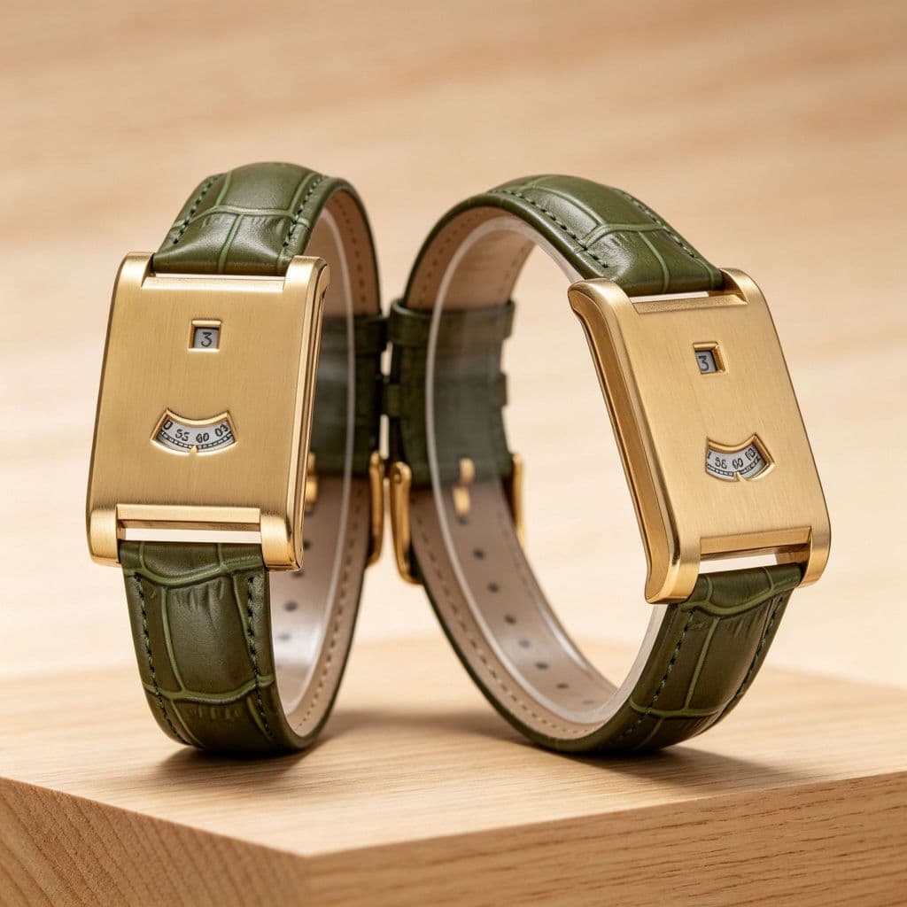Novo Relógio Elegante Simples Luz Luxo High End Quadrado Pulseira De Couro Para Homens E Mulheres Casal De Quartzo Relóg