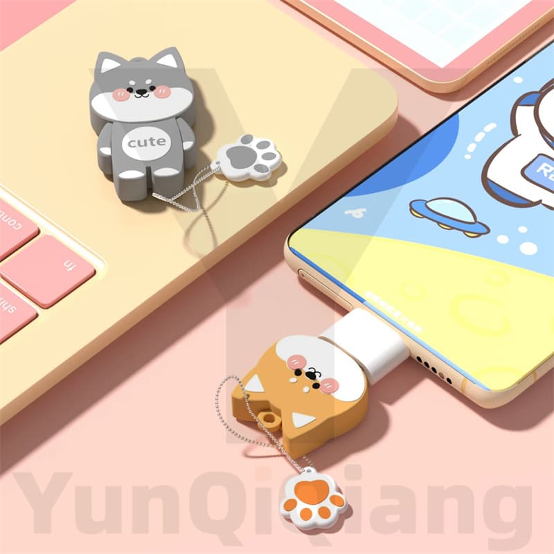 Cartoon Shiba Inu À Prova D'água USB Flash De Alta Velocidade Thumb Drive 1GB 2GB 4GB 8GB 16GB 32GB 64GB 128GB 2TB Plug