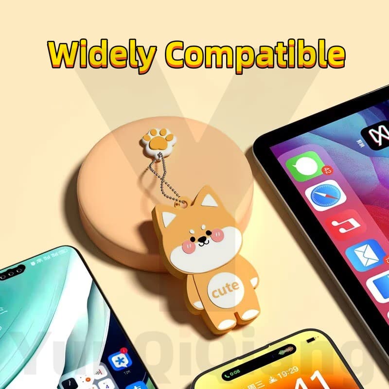 Cartoon Mini Shiba Inu USB Memory Stick Portátil De Alta Velocidade 1 Gb 2 4 8 16 32 64 128 Tb Plug and Play Compatível