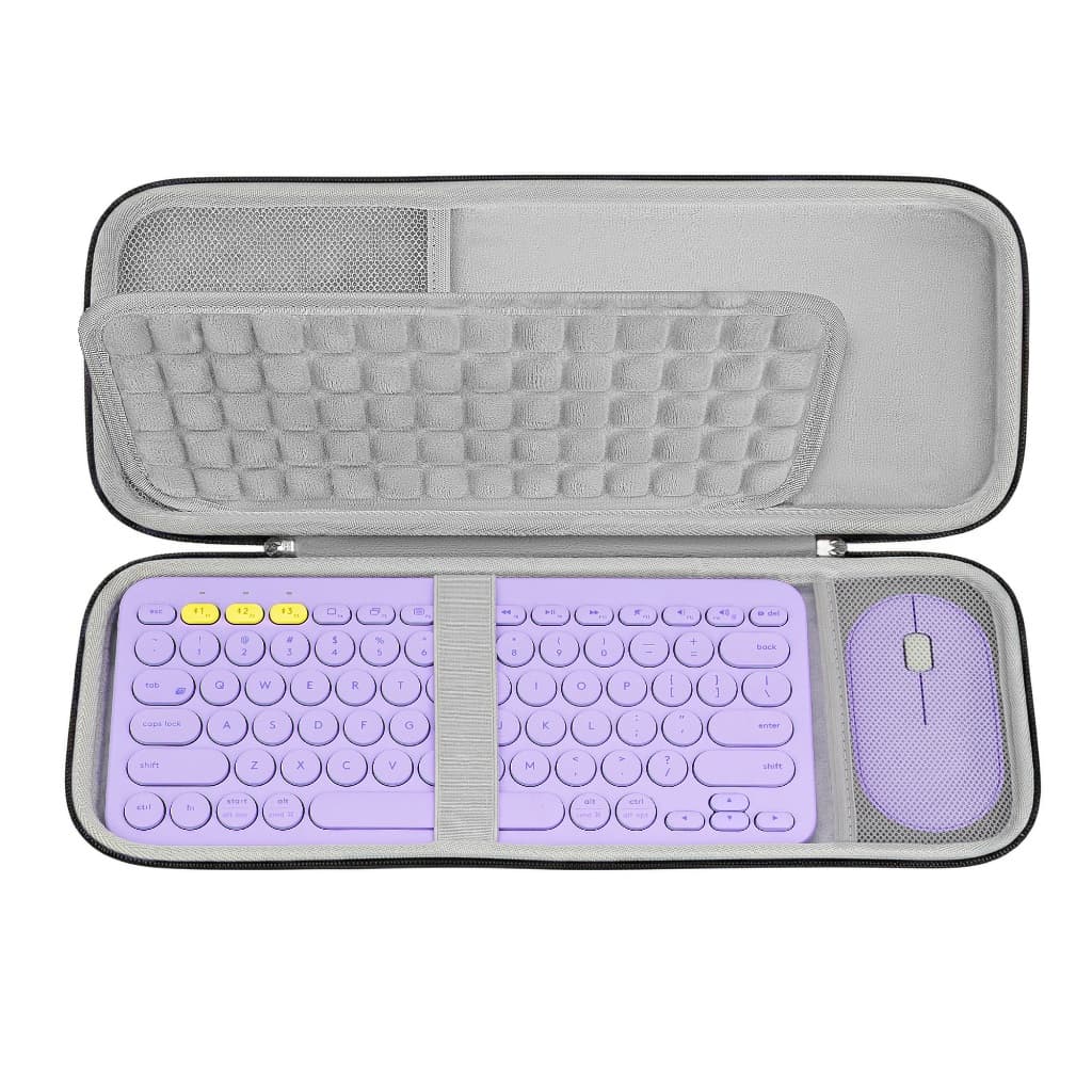 Capa De Teclado Geekria Compatível Com Combinada Pebble 2 , Bolsa Protetora Para K380s + M350s (Apenas)