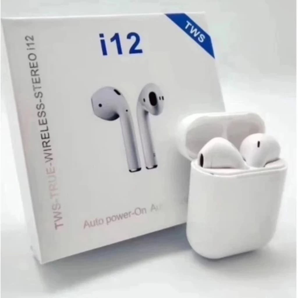 Fone de Ouvido Sem Fio i12 Tws Bluetooth Com Touch Bluetooth 5.0
