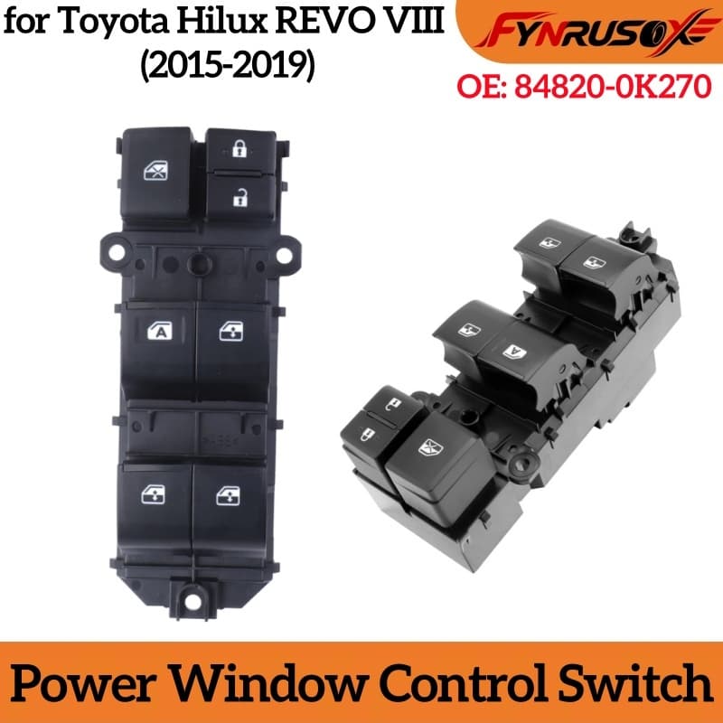 Interruptor Mestre Da Janela Elétrica Do Carro Para Toyota Hilux Innova Fortuner 84820-0K270