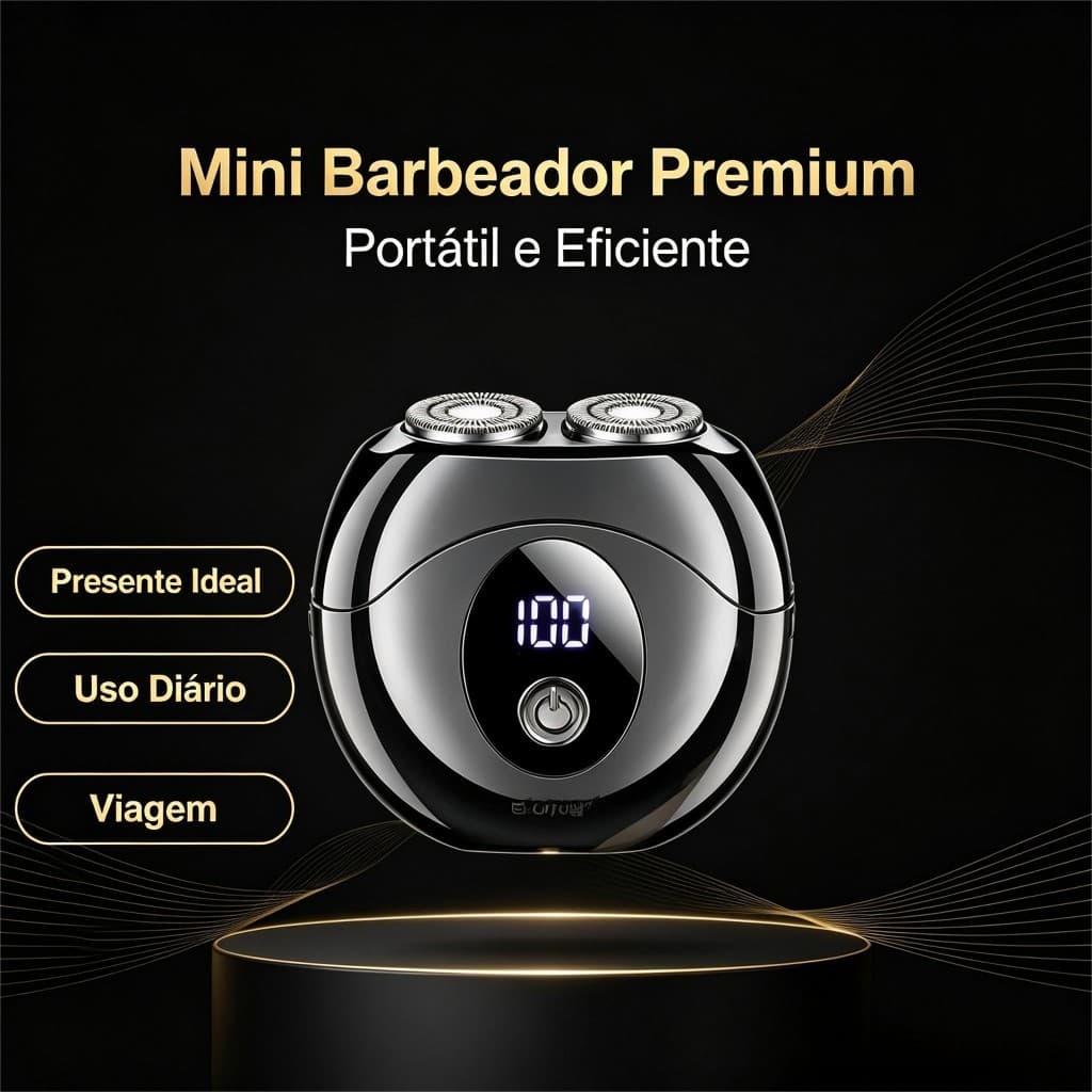 Faca de barba de carga rápida para viagem de carro portátil