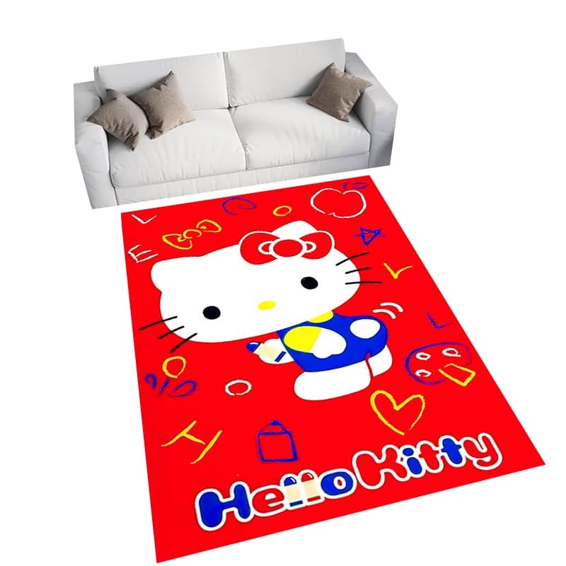 Sanrio hello Kitty Tapete Estampado Sala De Estar Quarto Decoração De Casa De Banheiro