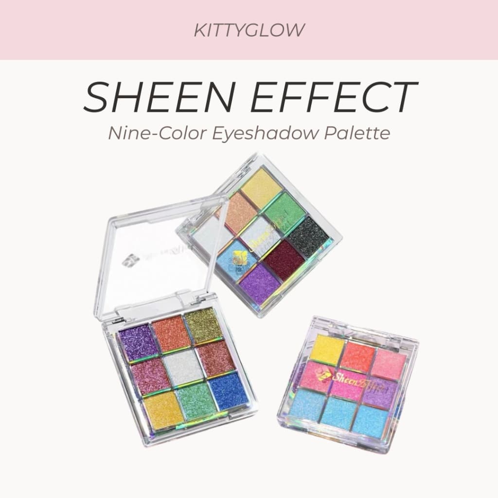 Paleta De Sombras De Nove Cores SHEEN EFFECT