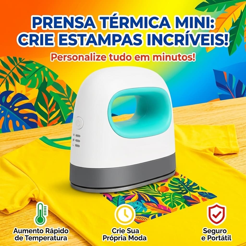 Ferro de passar roupa Mini Prensa Térmica Simples Máquina De Engomar Para Sacos De Roupas Verde ferro a vapor portátil