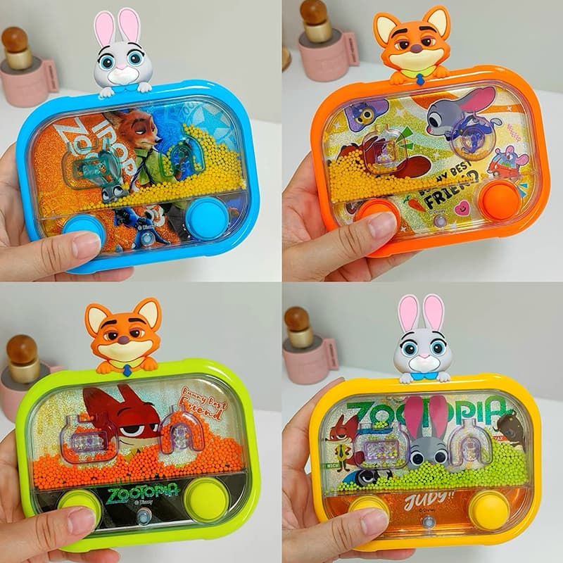 Anel de água educacional para crianças, cidade de animais loucos, máquina de água, Console de jogos, brinquedos pequenos