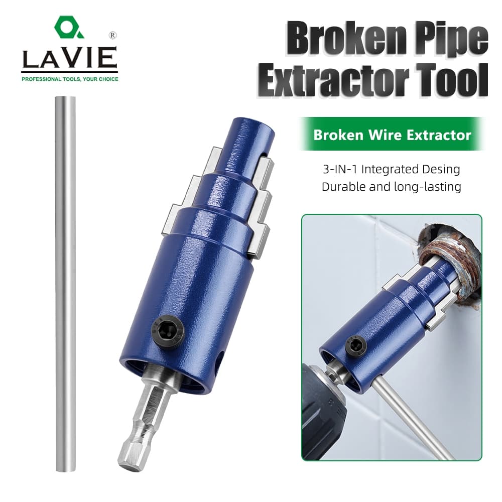 LAVIE 1 Pcs Extrator De Parafuso Quebrado , Válvula De Torneira De Tubo De Água Ferramenta Removedor AQ004