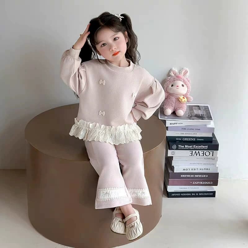 Primavera Outono Meninas Roupas Conjuntos Doce Princesa Conjuntos Presente Aniversário 1-6 Anos De Idade Crianças Roupas