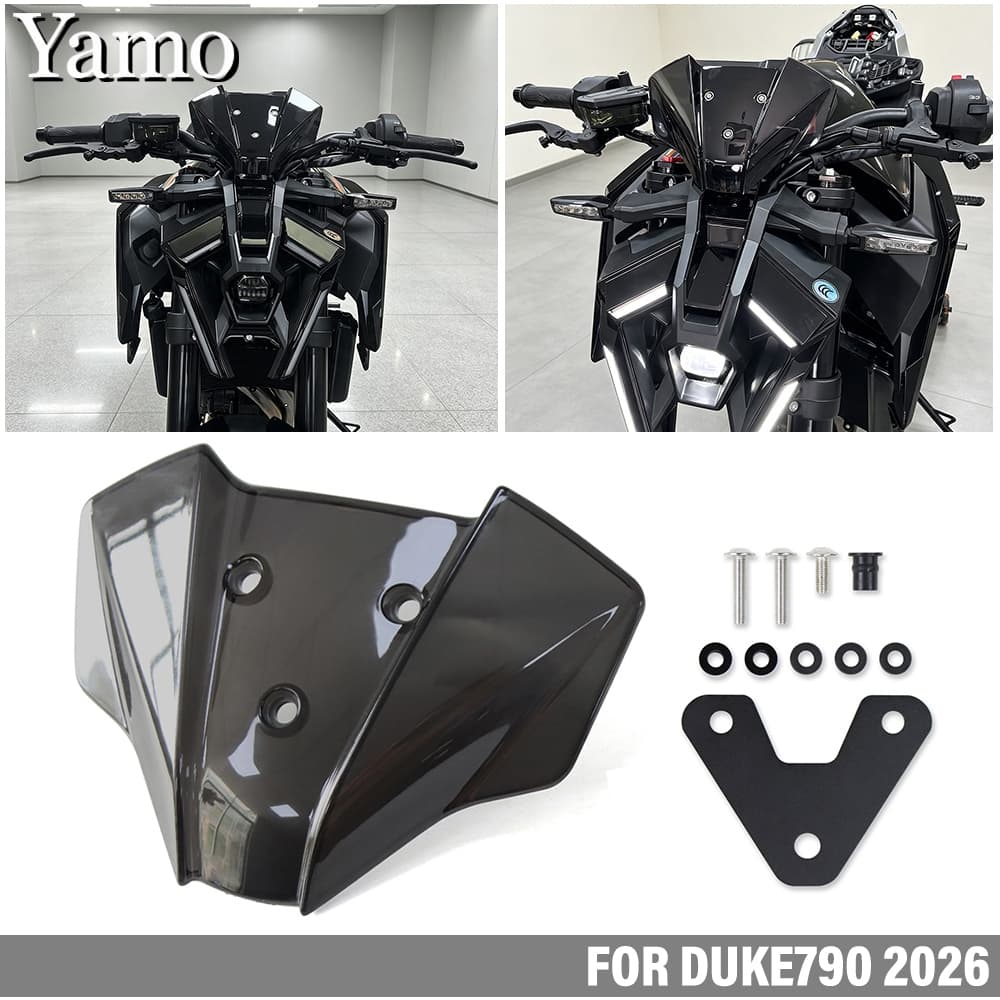 Para KTM DUKE790 DUKE 790 2026 Pára-Brisa Modificação Da Motocicleta Acessórios Do