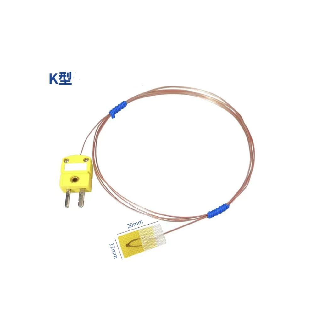 Tipo adesivo de superfície termopar tipo K linha de medição de temperatura/tipo remendo de sonda linha de detecção de te