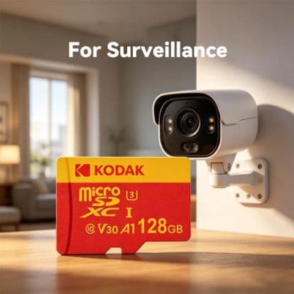 Cartão MicroSD KODAK 256GB 128GB 64GB Class10 U3 – De Memória De Alta Velocidade Para Jogos De Tablet E Telefone Android