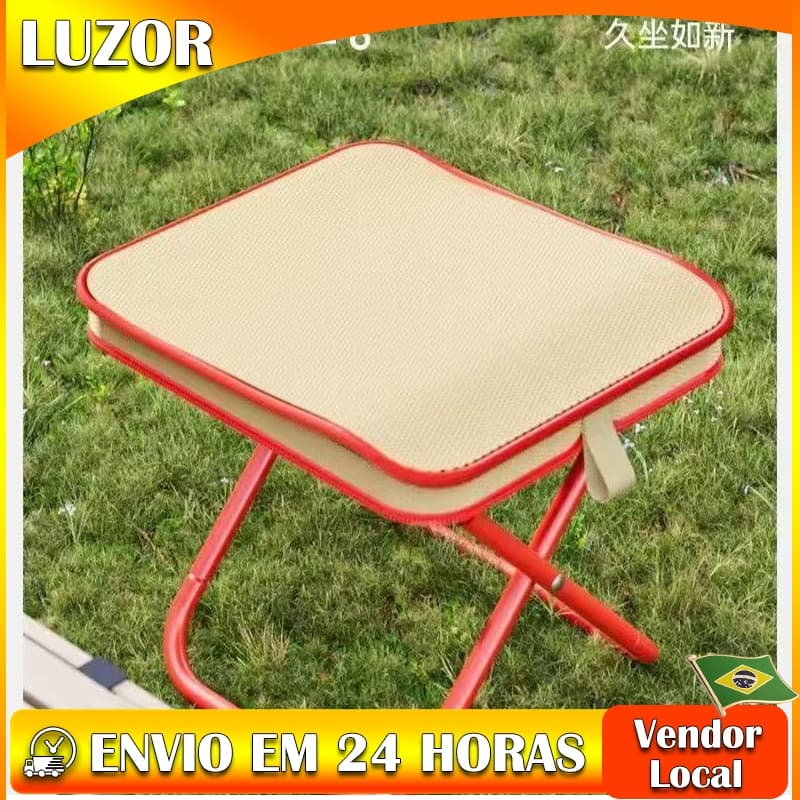 Iluzor Ponyza dobrável portátil Ultra-leve bolsa de viagem banco de pesca cadeira de acampamento bolsa dobrável fezes fi