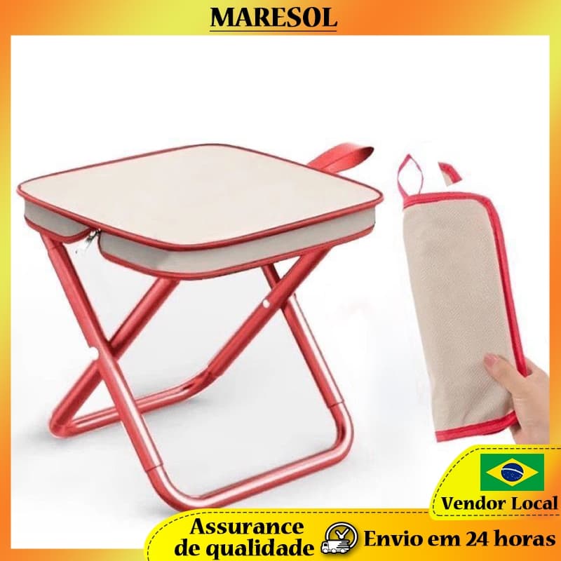 MARESOL dobrável portátil Ultra-leve bolsa de viagem banco de pesca cadeira de acampamento bolsa dobrável fezes fila