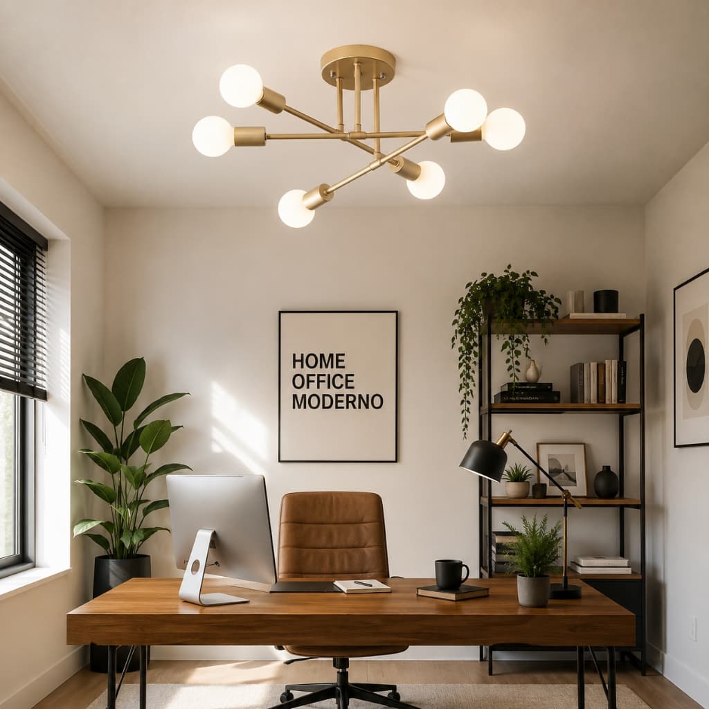 Pendente Lustre Sputnik Prêmio 2/6/8 Lampadas para sala de jantar home office quarto cozinha e comercio