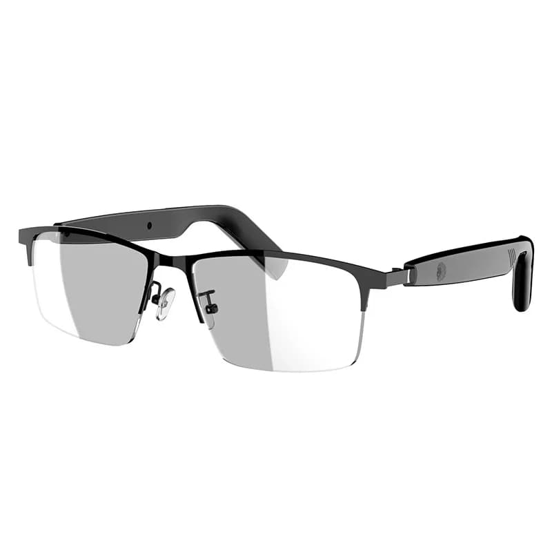 Óculos De Áudio Inteligentes Transparentes Anti Luz Azul Sol Bluetooth Com Microfone Suporte Para Chamada De Música IOS