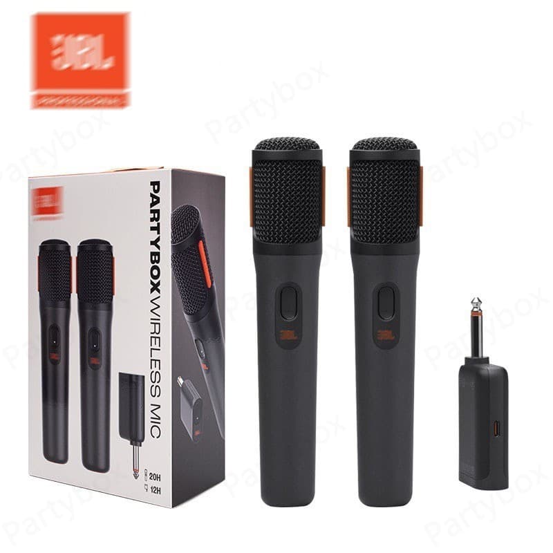 Microfone Sem Fio , PartyBox Com Receptor-Preto