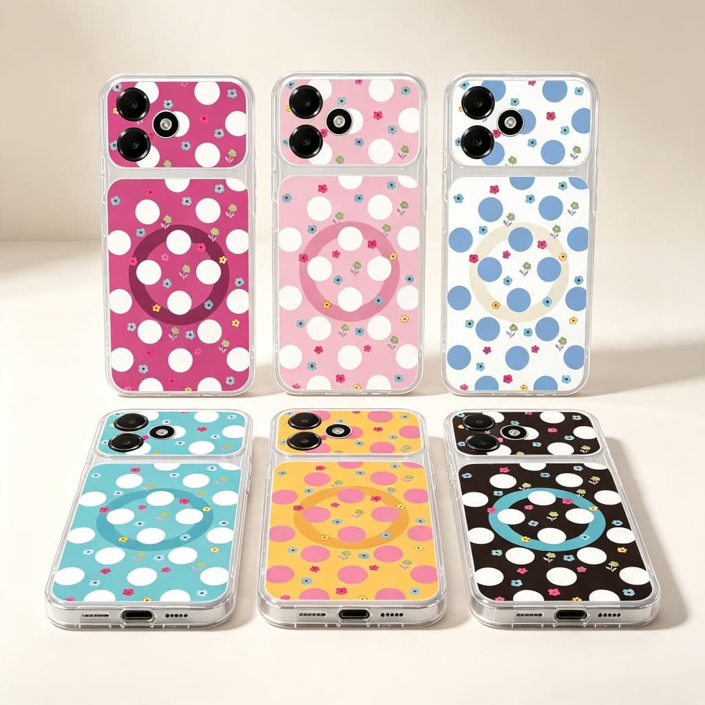 Wave Point Manhua Caso De Telefone Oppo F33 F31 F19S F19 4G 5G Embalagem Premium Tudo Incluído Cor Colisão Capa Protetor