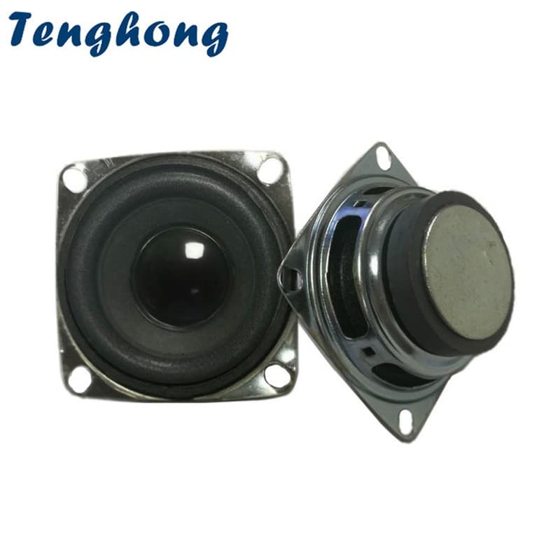 Tenghong 2pcs 2Inch 52MM Driver De Alto-Falante De Gama Completa 4 Ohm 3W 13 Core Áudio Portátil Microfone De Home Theat