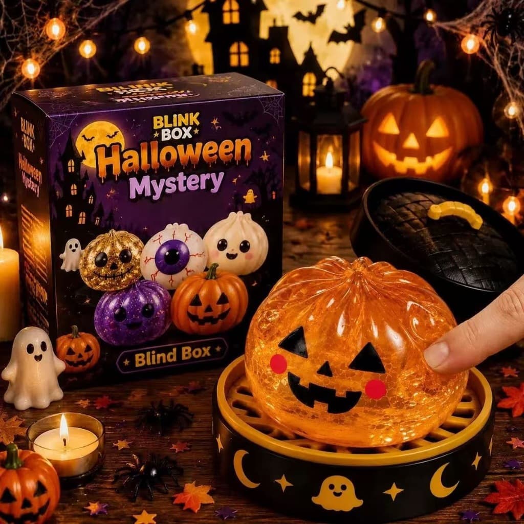 Venda quente Halloween Pão Cozido no Vapor Pitada Música Fantasma Pitada Música Maltose Squeeze Vent Toy