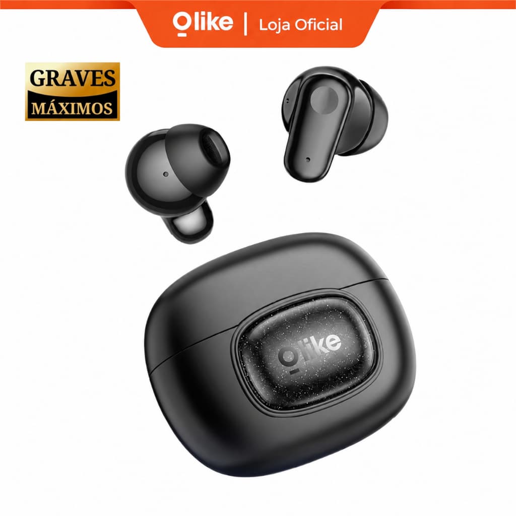 Olike T207 Fone De Ouvido Bluetooth Sem Fio Graves Potentes Bluetooth 6.0 Bateria De Até 36 Horas E Resistência À Água