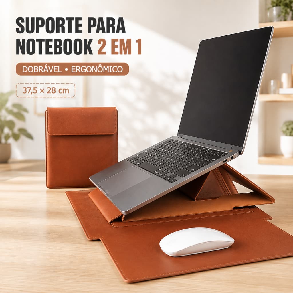 Capa para Laptop PU couro macio MacBookAirPro bolsa de dois tamanhos