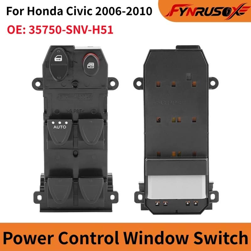 Controle Do Interruptor Da Janela Elétrica De 22 Pinos Para Honda Civic 2006-2011 35750-SNV-H51