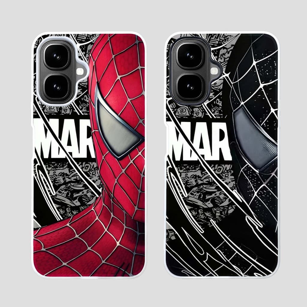 Anime Vermelho E Preto Caso Do Homem-Aranha Para Infinix Inteligente 20 10 9 8 7 HD Plus Pro Embalagem Legal Marvel Supe