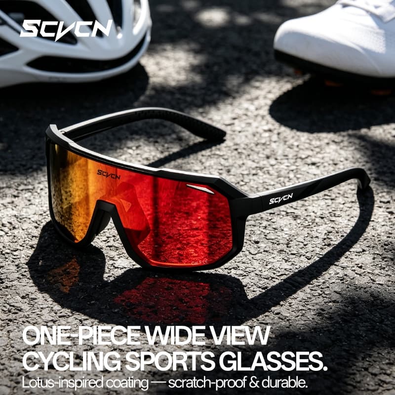 Óculos De Sol Esportivos SCVCN Para Homens E Mulheres UV400 Ciclismo Ao Ar Livre Pickleball Casuais Resistentes A Impact