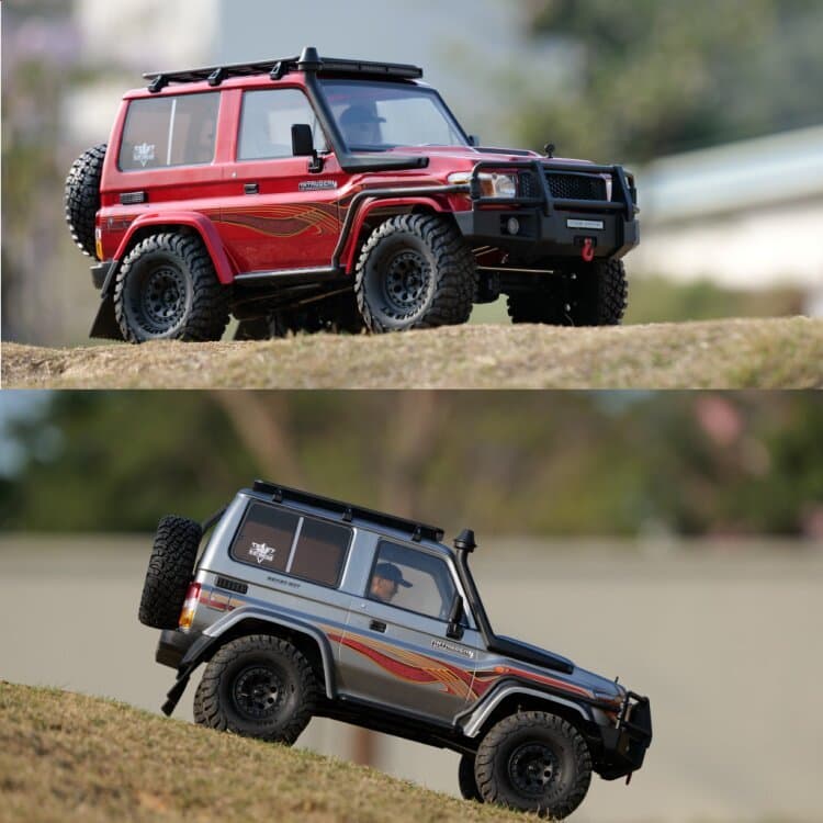 RGT EX86020 LC71 Intruder 1/10 525mm RC Crawler-4WD , Motor Escovado E LED