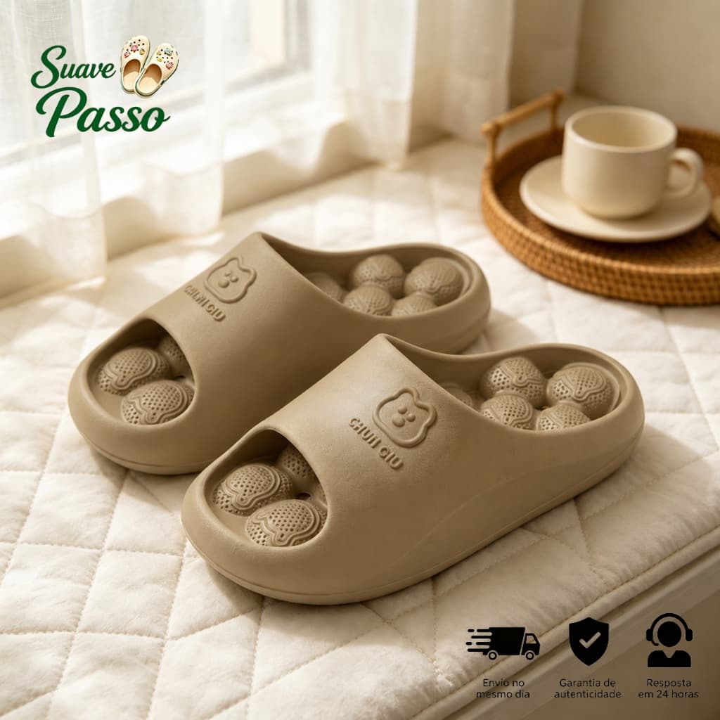 Chinelos macios EVA Cloud estilo massagem antiderrapante confortável unissex