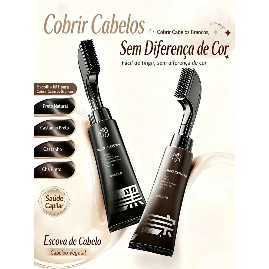 Planta tintura de cabelo creme integrado pente tintura de cabelo creme doméstico simples tintura de cabelo