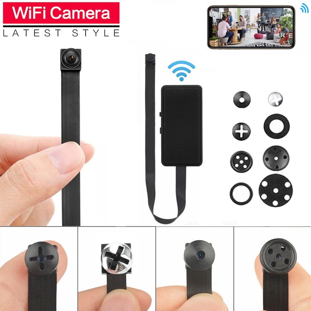 1080P HD DIY WiFi Mini Câmera Portátil Gravador De Vídeo Micro Filmadora P2P Sem Fio Webcam Loop Gravação Suporte Visual