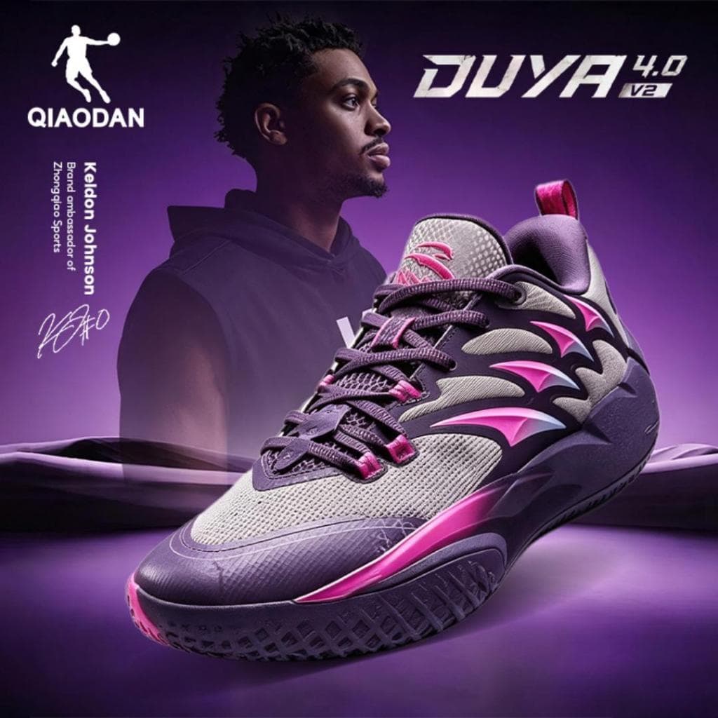 Qiaodan Duyua 4.0 V2 Tênis De Basquete Masculino Ao Ar Livre Durável Acolchoado Respirável Antiderrapante QXA013263133