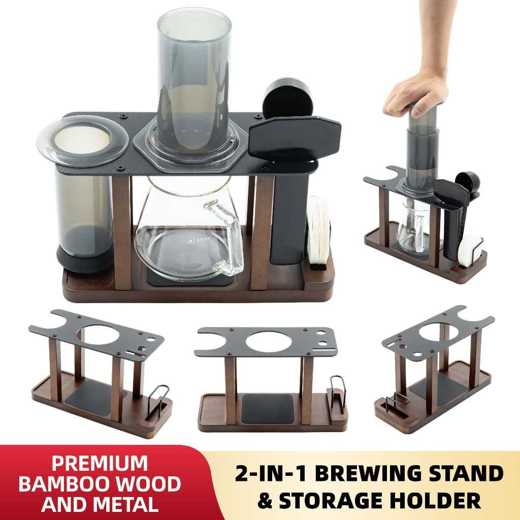 Suporte Organizador NEOUZA Para Prensa E Rack Seco AeroPress 2 Em 1