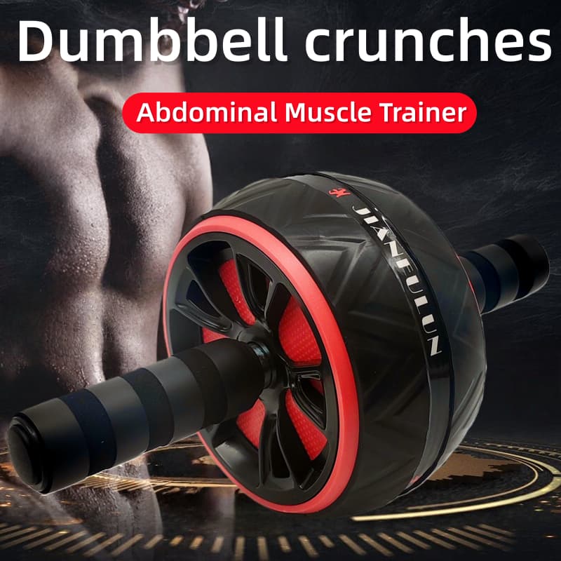 Roda De Rolo De Treinamento Abdominal-Equipamento De fitness Doméstico Antiderrapante Para Homens E Mulheres Exercício